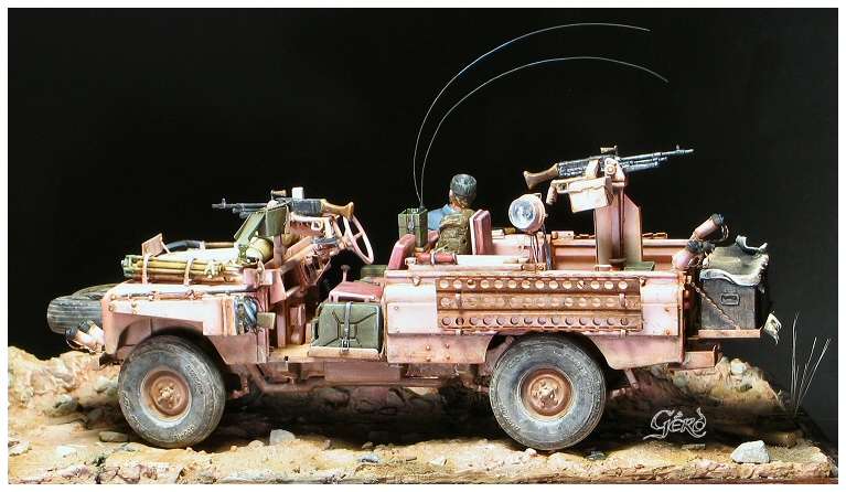S.a.s Land-Rover "Różowa Pantera" 1:35 Tamiya - [M]Galerie - Modelarstwo Plastikowe - Modelwork